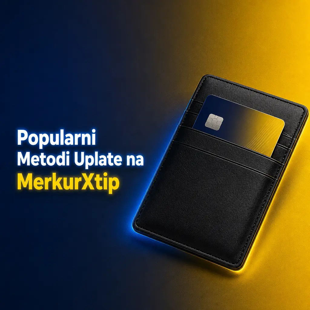 Popularni metodi uplate na MerkurXtip: IPS QR kod, platna kartica, bankovni transfer i uplata na blagajni.
