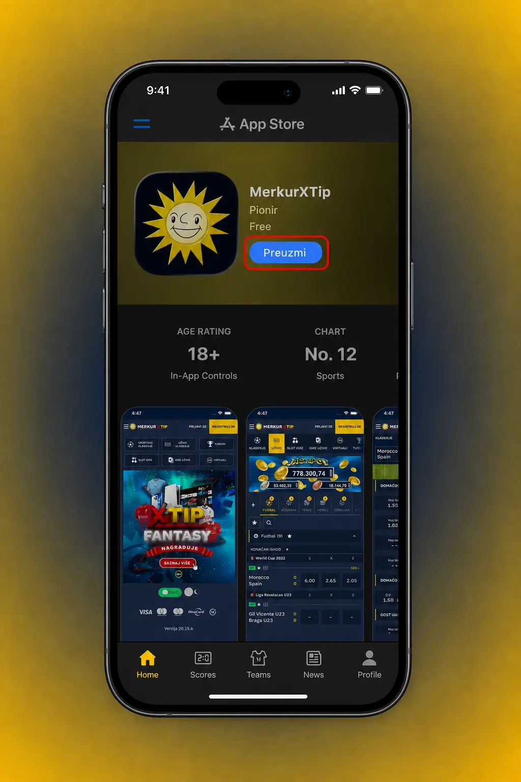 Uputstvo u 5 koraka za preuzimanje i instalaciju MerkurXtip iOS aplikacije na iPhone i iPad uređajima.